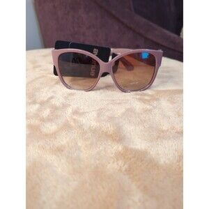 Avenue NWT Mauve & Pearl Embellished Oversized Sunglasses